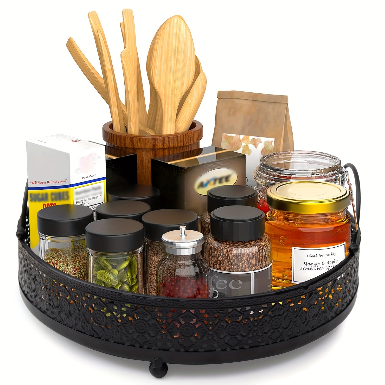 Lazy Susans Organizer Spice Rack Kitchen Organizers And Storage
