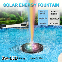 3W LED Solar Bird Bath Fountains CP31 2410