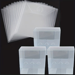 16x16cm Transparent Storage Boxes for Craft Supplies