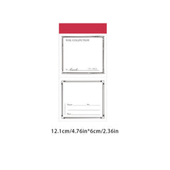 50Pcs Vintage Sketch Marker Paper Notepad Planner 10.5x7in DIY Materials