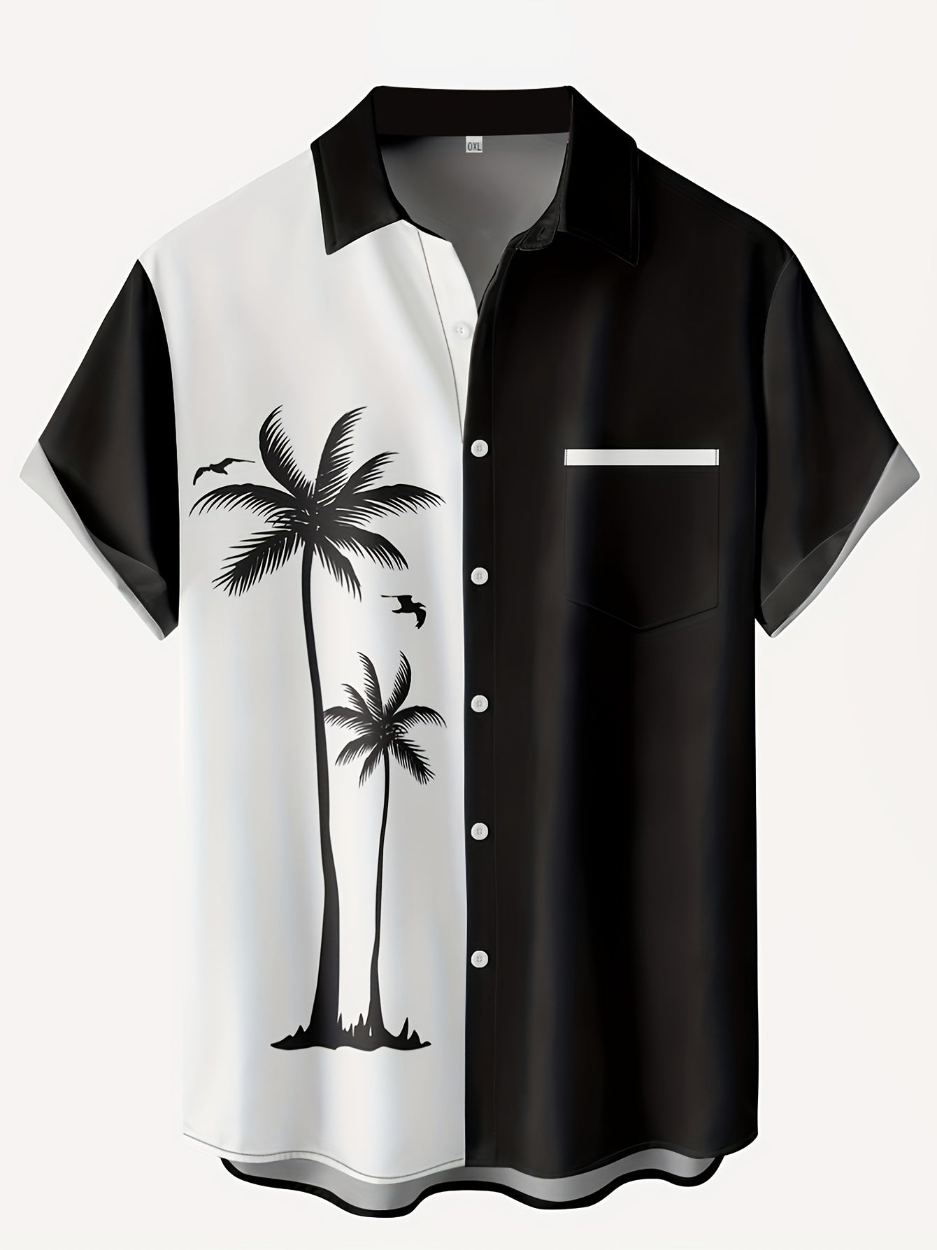 Men's Coconut Tree Hawaiian Shirt Short Sleeve Shirt