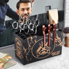 Barber Scissors Holder Box Professional Salon Hairdressing Scissors Rack