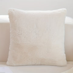 Soft Faux Rabbit Fur Throw Pillow Cover 20 X 20 Inch
