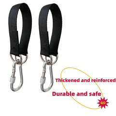 Heavy Duty Tree Swing Sling Set with Safety Latch & Carrying Bag