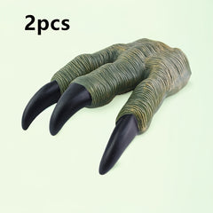 Dinosaur Claw Puppets Green Gloves for Halloween Christmas