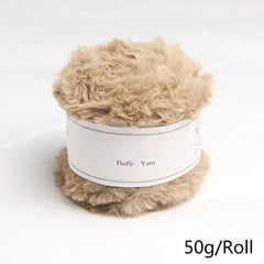 Soft Faux Mink Fur Yarn for Crocheting and Knitting