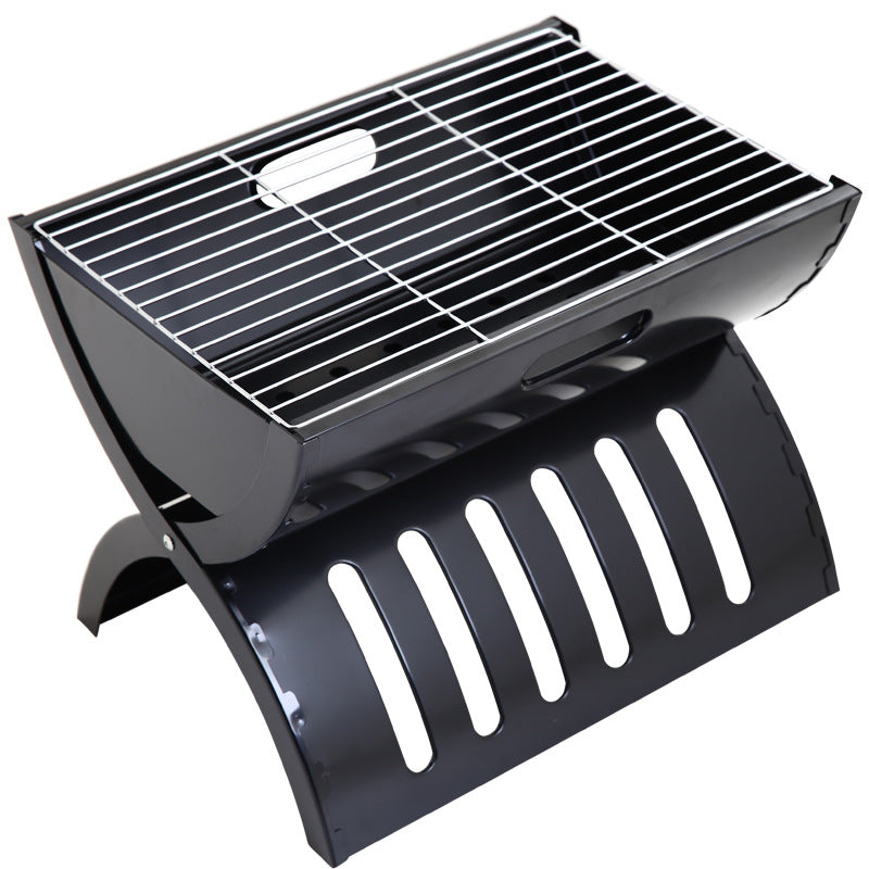 Foldable Portable Charcoal BBQ Stove for Outdoor Picnic Camping