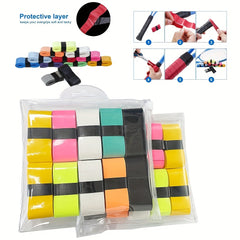 2 pcs Anti Slip Tennis Badminton Racket Overgrips Improve Grip Control