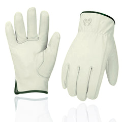 Soft Thin Goatskin Work Gloves Leather Gardening Gloves Outdoor Yard Garden
