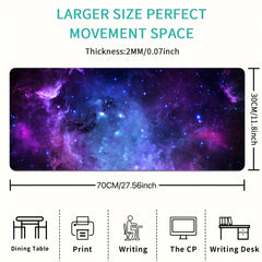 Large Mousepad HD Keyboard Desk Mat Non-slip Office Mouse Pad