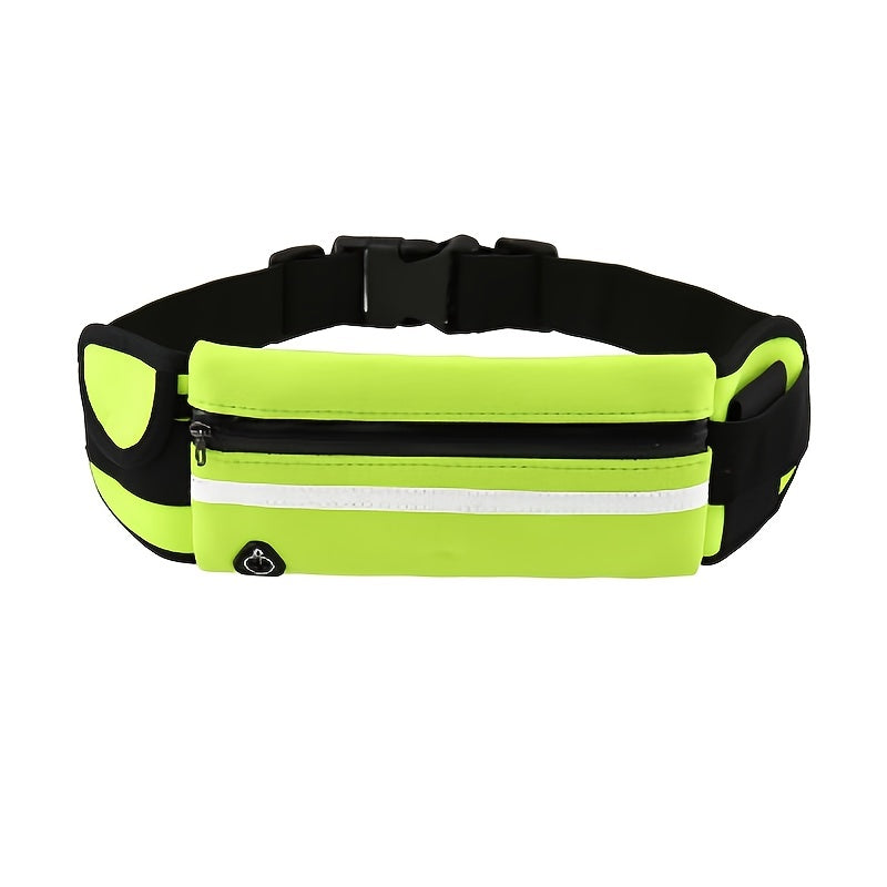 Reflective Fanny Pack Waist Bag with Bottle Holder