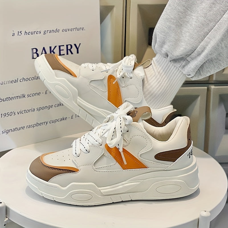 Men's Chunky Sneakers Lace-up Athletic Shoes