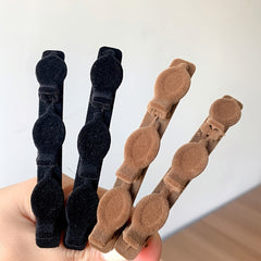 Velvet Hair Clip Braided Side Clip Women Hair Accessories Barrette