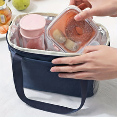 Large Capacity Insulated Lunch Bag for Office Workers