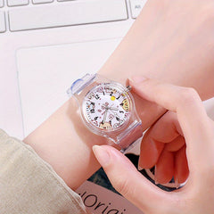 Kids' Transparent Biological Watch Cartoon Design