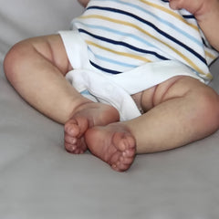 Painted Reborn Dolls with Rooted Hair Toys Christmas Gift