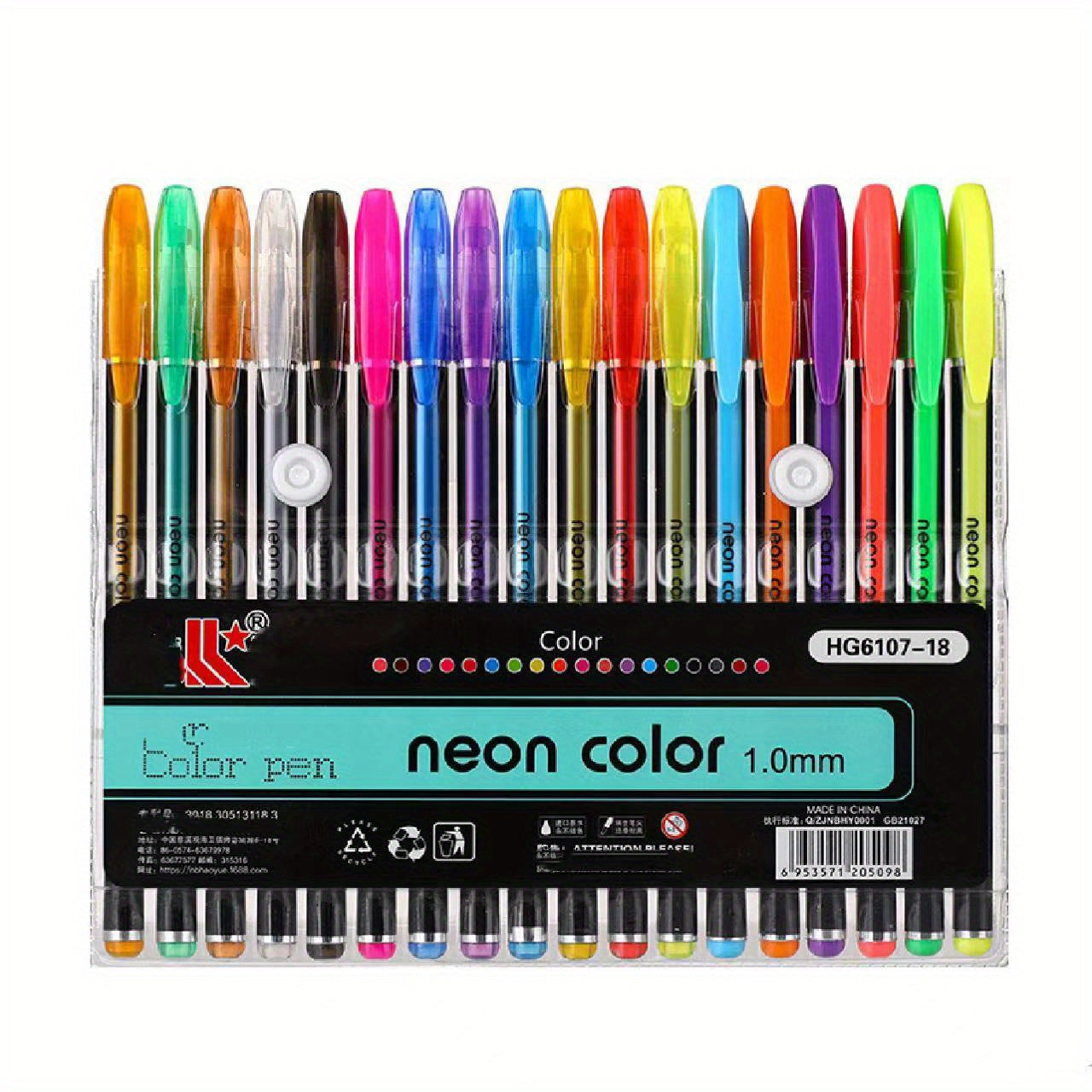 Gelmushta Gel Pens 60 Colors Set Adult Coloring Books Drawing