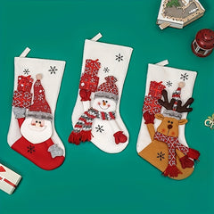 Christmas Socks Candy Gift Toy Bag Decoration Party Accessories