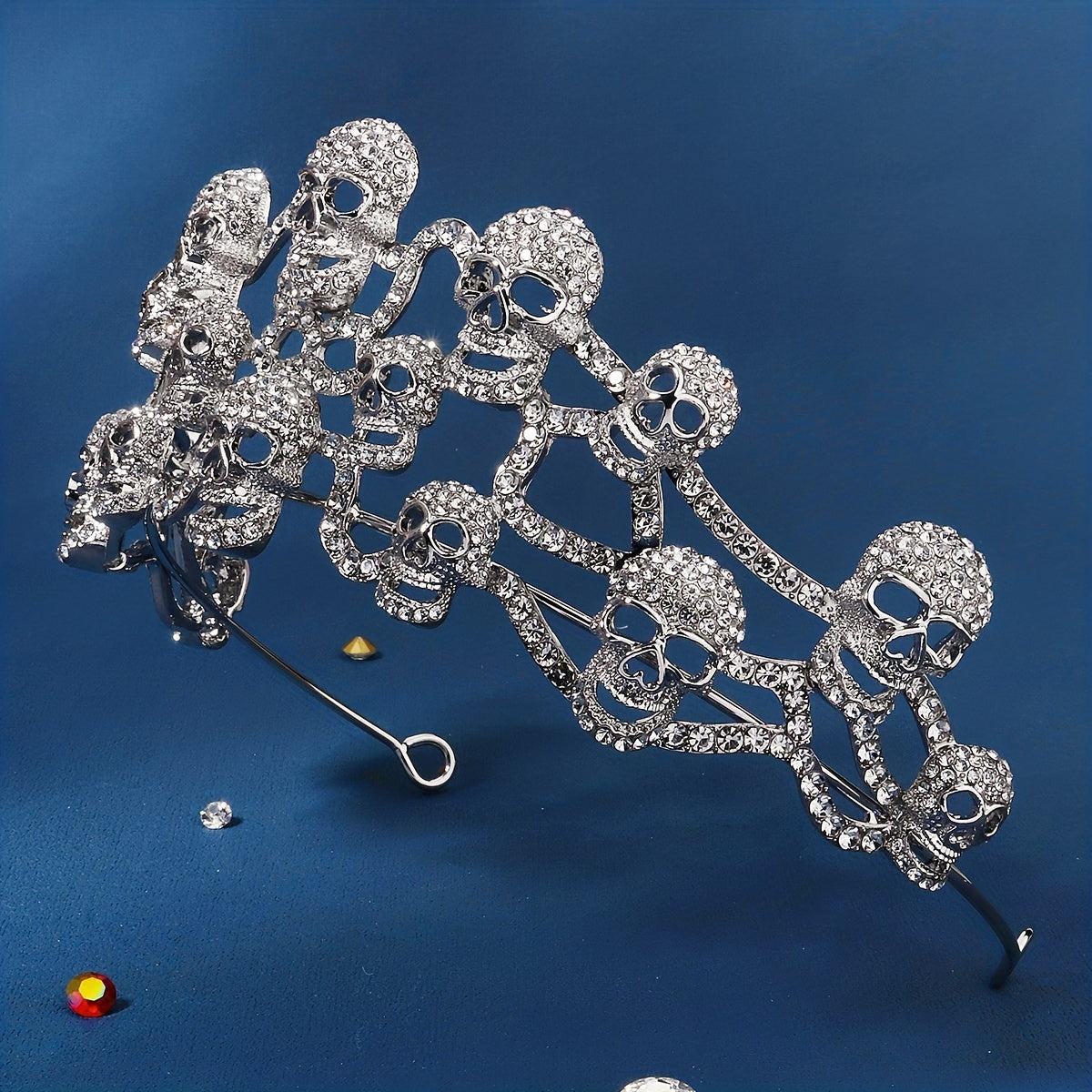 Skull Shape Headband Halloween Party Jewelry Tiara Hair Accessories
