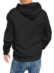 Men's M Print Hoodie Graphic Pullover Hooded Sweatshirt