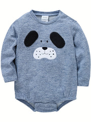 Cotton Animal Print Baby Romper Long Sleeve