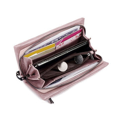 Large Capacity Zipper Clutch Bag Multifunctional Purse