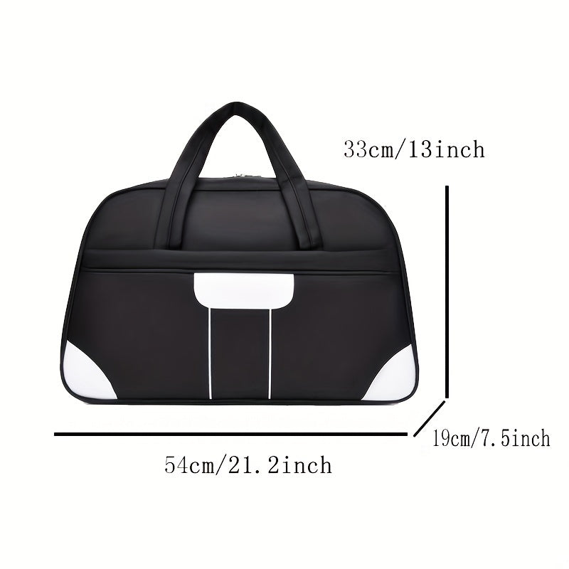 Colorblock Sports Handbag Large Capacity Luggage Bag