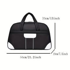 Colorblock Sports Handbag Large Capacity Luggage Bag