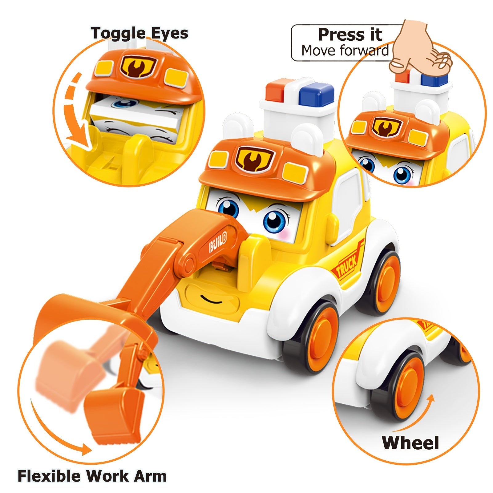 Toddler Car Toy Set with Map Mat and Storage Bags