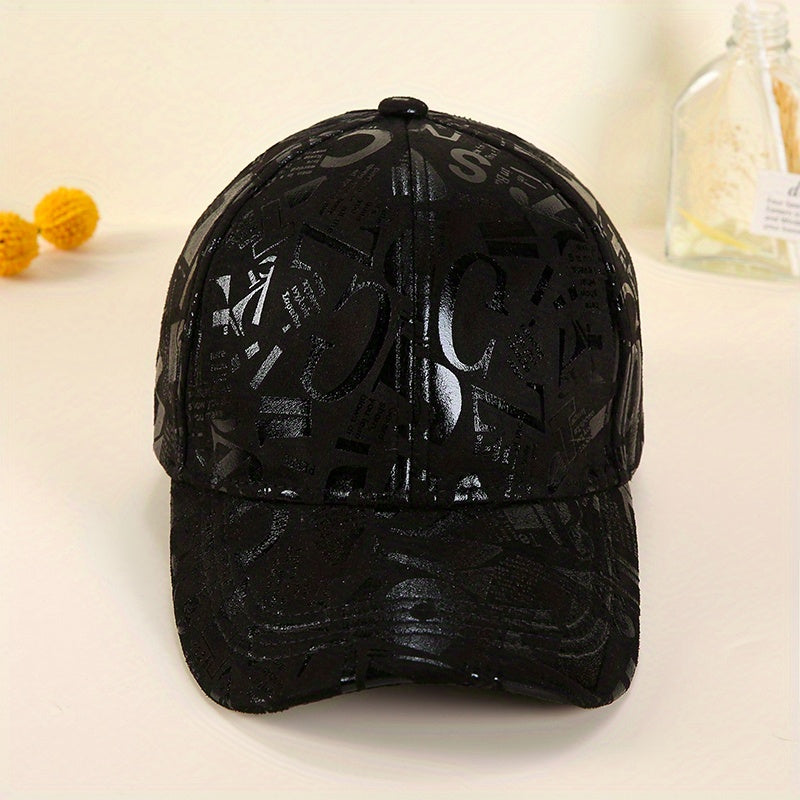 Letter Graffiti Print Baseball Cap Hip Hop Dad Hats