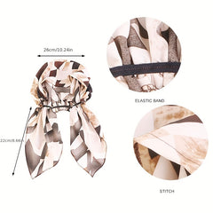 Classic Print Pre tied Head Wrap Turban Cap Elastic Hijab Casual Chemo Hats