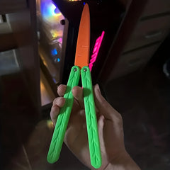 3D Burning Fire Butterfly Carrot Decompression Toy