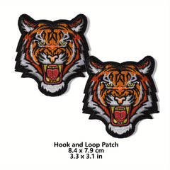 JCARP 2pcs Embroidered Patches For Men Tactical Badges Beast Mode On