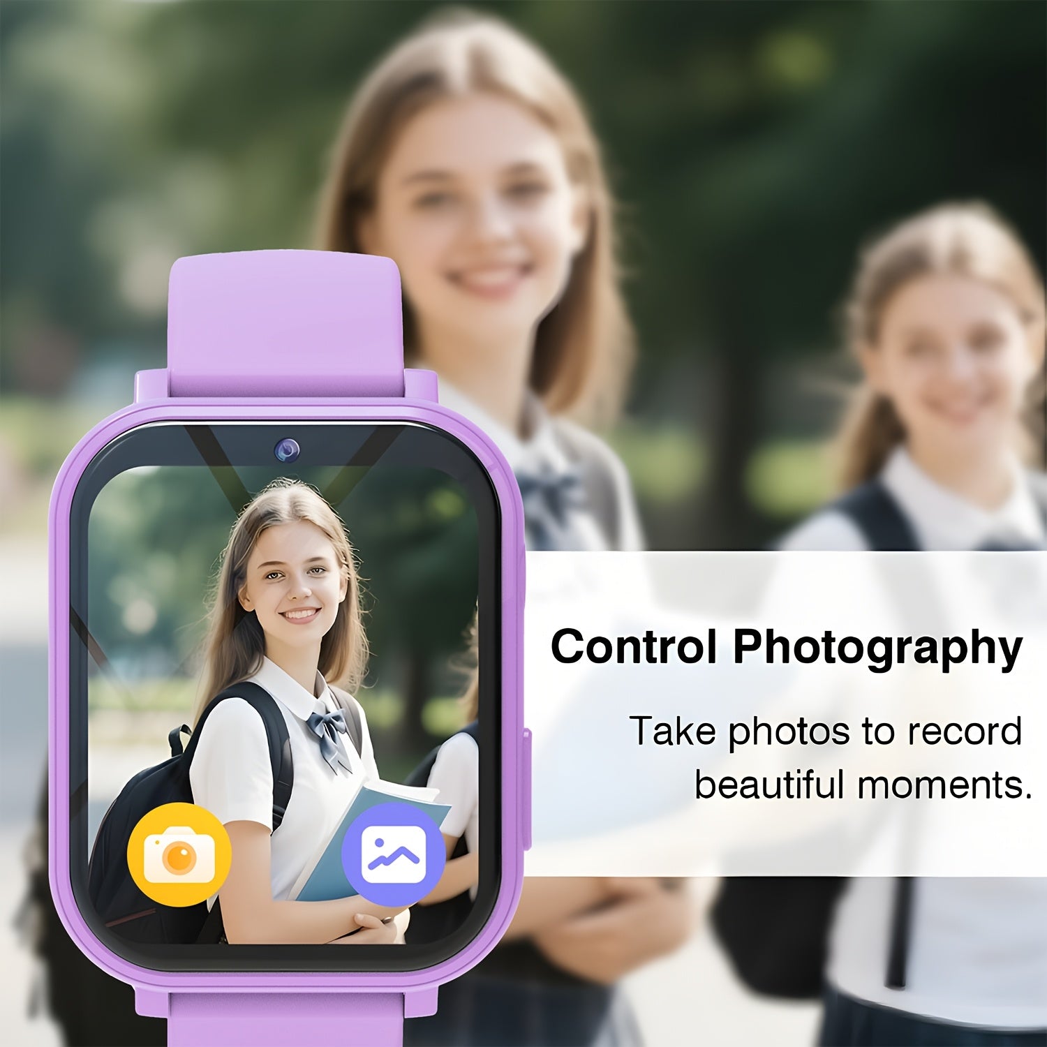 Kids Smart Watch with Educational Games & Camera Purple