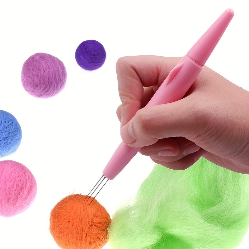 3-Needle Felting Pen Tool for DIY Wool Felt Crafts