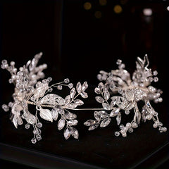 Hair Vine Headband Bridal Wedding Accessory Floral for Parties & Events