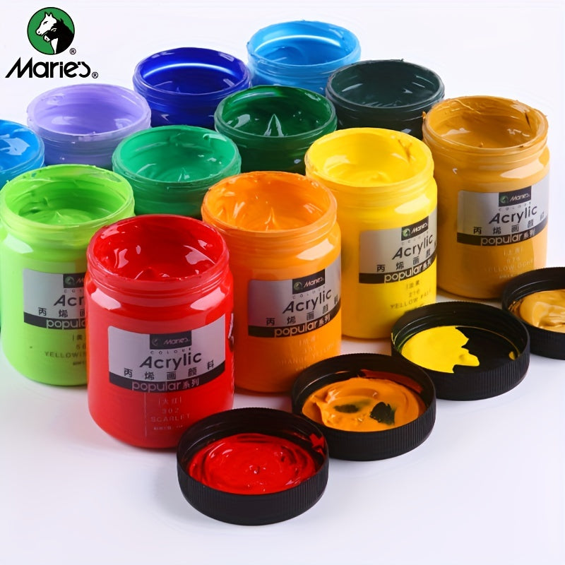 1pc Vibrant Acrylic Paint 300ml Professional Art Acrylic Pigment No Fading