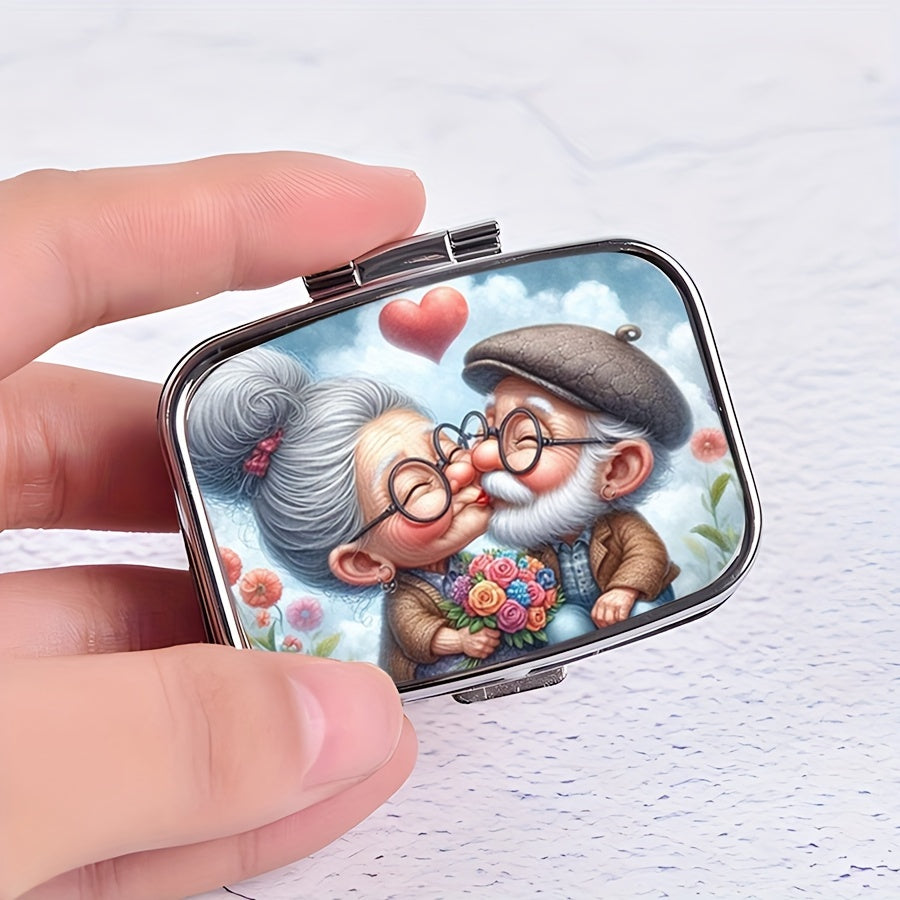 Decorative Pill Organizer for Elderly Couple