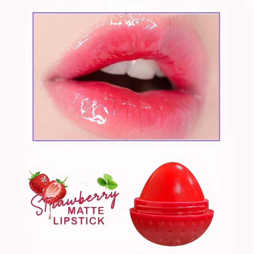 Strawberry Lip Balm Lip Primer Moisturizing Plumping Long Lasting Lipstick