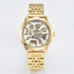 KUERST Men's Steel Strap Wheel-shaped Watch