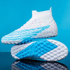 High Performance Unisex Turf Football Boots Anti Skid Lace Up