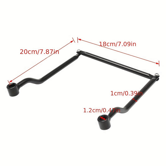 Universal Motorcycle Saddle Bag Support Bars Mounts Bracket Side Luggage