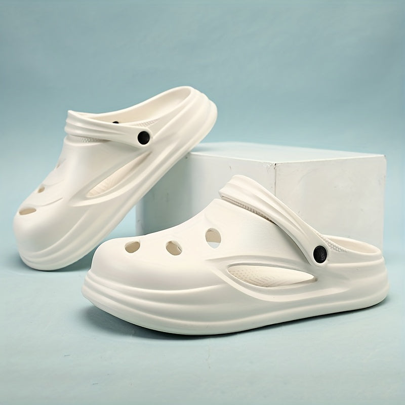 Men's Breathable Slip On Clog Sandals Casual Outdoor Walking Shoes