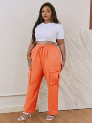 Y2K Cargo Pants Women's Loose Drawstring Cargo Pants