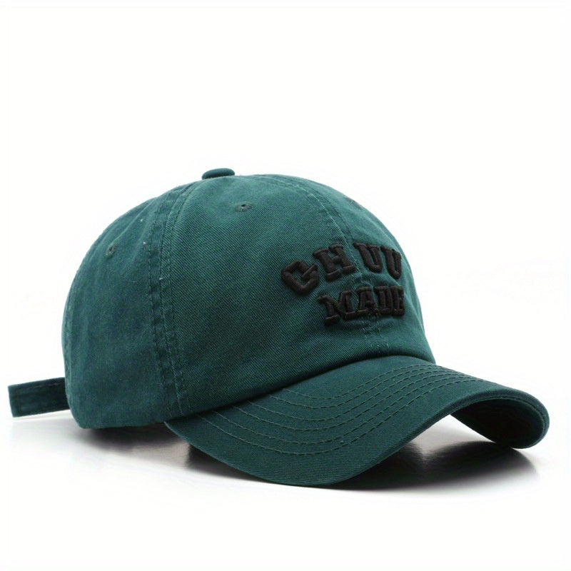 Wide Brim Baseball Cap Soft Peaked Hat Unisex