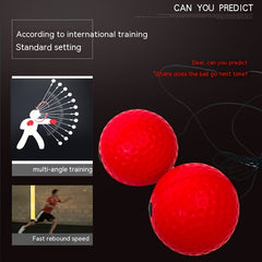 Boxing Reflex Ball Set with Headband & Gloves Bag