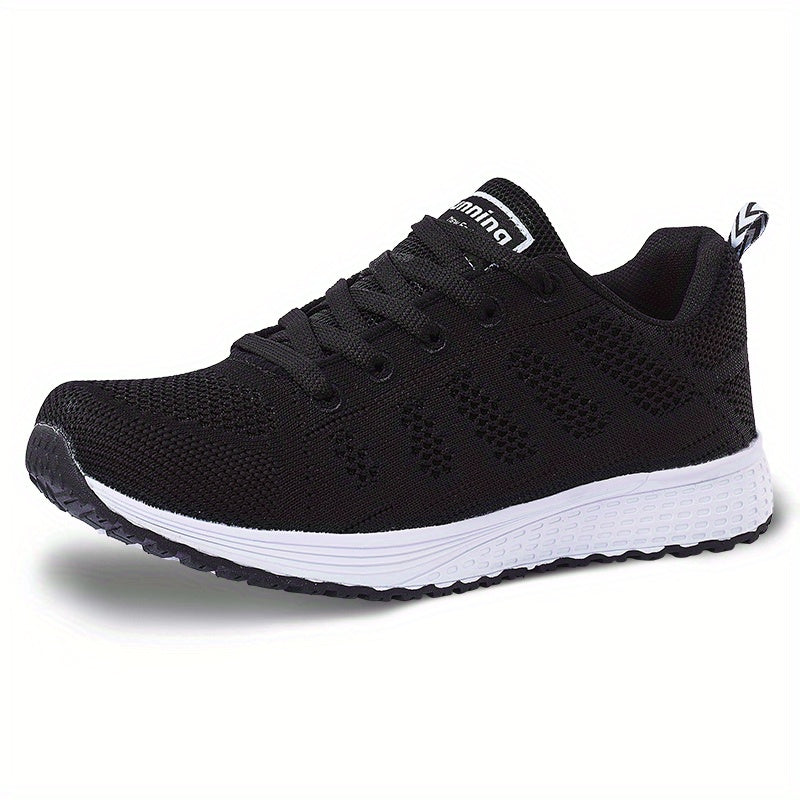 Women's Lace-up Casual Sneakers Comfortable Walking Shoes