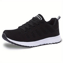 Women's Lace-up Casual Sneakers Comfortable Walking Shoes
