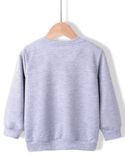 Cute Ghost & Broom Kids Sweatshirt