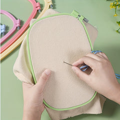 4pcs Macaroon Colorful Embroidery Hoops Set